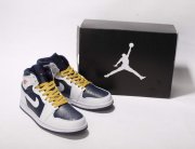 Wholesale Cheap Air Jordan I New Shoes Dark blue/White