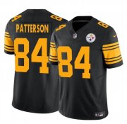 Cheap Men's Pittsburgh Steelers #84 Cordarrelle Patterson Black 2024 F.U.S.E. Color Rush Limited Football Stitched Jersey