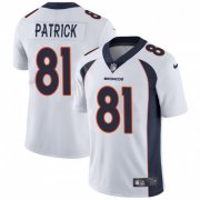 Wholesale Cheap Nike Broncos #81 Tim Patrick White Men's Stitched NFL Vapor Untouchable Limited Jersey
