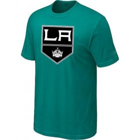 Wholesale Cheap Los Angeles Kings Big & Tall Logo Teal Green NHL T-Shirt