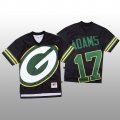 Wholesale Cheap NFL Green Bay Packers #17 Davante Adams Black Men's Mitchell & Nell Big Face Fashion Limited NFL Jersey