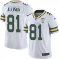 Wholesale Cheap Nike Packers #81 Geronimo Allison White Men's 100th Season Stitched NFL Vapor Untouchable Limited Jersey
