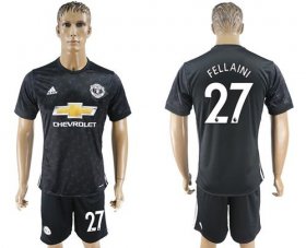 Wholesale Cheap Manchester United #27 Fellaini Away Soccer Club Jersey