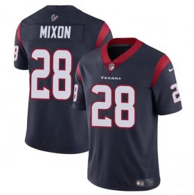 Cheap Men\'s Houston Texans #28 Joe Mixon Navy Vapor Untouchable Football Stitched Jersey