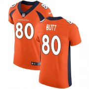 Wholesale Cheap Nike Broncos #80 Jake Butt Orange Team Color Men's Stitched NFL Vapor Untouchable Elite Jersey