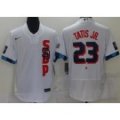 Wholesale Cheap Men's San Diego Padres #23 Fernando Tatis Jr White 2021 MLB All Star Stitched Flex Base Nike Jersey
