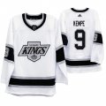 Wholesale Cheap Los Angeles Kings #9 Adrian Kempe Men's Adidas 2019-20 Heritage White Throwback 90s NHL Jersey