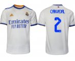 Wholesale Cheap Men 2021-2022 Club Real Madrid home aaa version white 2 Soccer Jerseys