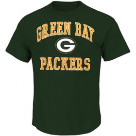 Wholesale Cheap Green Bay Packers Majestic Big and Tall Heart & Soul III T-Shirt Green