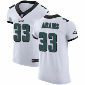 Wholesale Cheap Nike Eagles #33 Josh Adams White Men\'s Stitched NFL Vapor Untouchable Elite Jersey