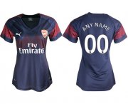 Wholesale Cheap Women's Arsenal Personalized Away Soccer Club Jersey