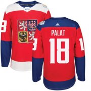 Wholesale Cheap Team Czech Republic #18 Ondrej Palat Red 2016 World Cup Stitched NHL Jersey