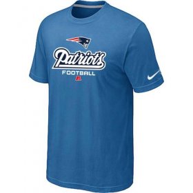 Wholesale Cheap Nike New England Patriots Critical Victory NFL T-Shirt Light Blue