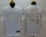 Wholesale Cheap Nike Raiders #34 Bo Jackson White Men's Stitched NFL Limited Platinum Jersey