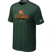 Wholesale Cheap Nike Cleveland Browns Big & Tall Critical Victory NFL T-Shirt Dark Green