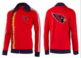 Wholesale Cheap NFL Arizona Cardinals Team Logo Jacket Red_2