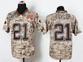 Wholesale Cheap Nike Redskins #21 Sean Taylor Camo Men\'s Stitched NFL New Elite USMC Jersey
