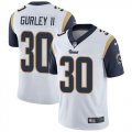 Wholesale Cheap Nike Rams #30 Todd Gurley II White Men's Stitched NFL Vapor Untouchable Limited Jersey