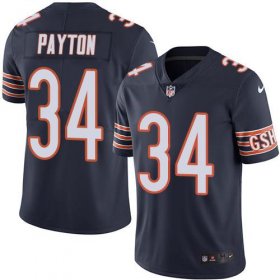 Wholesale Cheap Nike Bears #34 Walter Payton Navy Blue Team Color Youth Stitched NFL Vapor Untouchable Limited Jersey