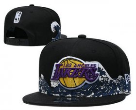 Wholesale Cheap Men\'s Los Angeles Lakers Snapback Ajustable Cap Hat