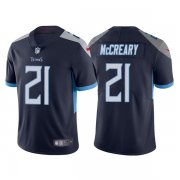 Wholesale Cheap Men's Tennessee Titans #21 Roger McCreary Navy Vapor Untouchable Stitched Jersey