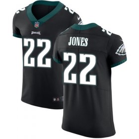 Wholesale Cheap Nike Eagles #22 Sidney Jones Black Alternate Men\'s Stitched NFL Vapor Untouchable Elite Jersey