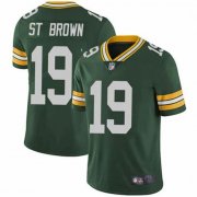 Wholesale Cheap Nike Packers 19 Equanimeous St. Brown Green Vapor Untouchable Limited Jersey