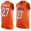 Wholesale Cheap Nike Broncos #27 Steve Atwater Orange Team Color Men's Stitched NFL Limited Tank Top Jersey