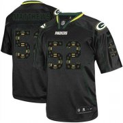 Wholesale Cheap Nike Packers #52 Clay Matthews New Lights Out Black Men's Stitched NFL Elite Jersey