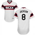 Wholesale Cheap White Sox #8 Bo Jackson White Flexbase Authentic Collection Alternate Home Stitched MLB Jersey