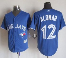 Wholesale Cheap Blue Jays #12 Roberto Alomar Blue New Cool Base Stitched MLB Jersey