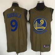 Wholesale Cheap Golden State Warriors #9 Andre Iguodala Olive Nike Swingman Jersey