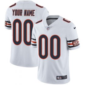 Wholesale Cheap Nike Chicago Bears Customized White Stitched Vapor Untouchable Limited Youth NFL Jersey
