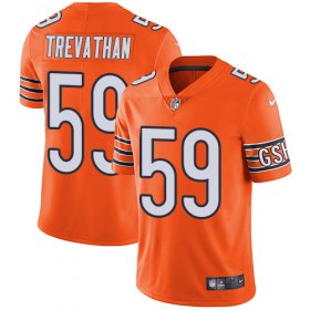 Wholesale Cheap Nike Bears #59 Danny Trevathan Orange Men\'s Stitched NFL Limited Rush Jersey