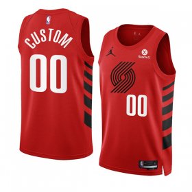 Wholesale Cheap Men\'s Portland Trail Blazers Active Player Custom 2022-23 Red Statement Edition Swingman Stitched Basketball Jersey