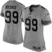 Wholesale Cheap Nike 49ers #99 DeForest Buckner Gray Women's Stitched NFL Limited Gridiron Gray Jersey