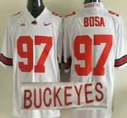 Wholesale Cheap Ohio State Buckeyes #97 Joey Bosa White 2015 College Football Nike Limited Jersey
