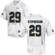 Wholesale Cheap Notre Dame Fighting Irish 29 Kevin Stepherson White College Football Jersey