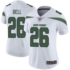 Wholesale Cheap Nike Jets #26 Le\'Veon Bell White Women\'s Stitched NFL Vapor Untouchable Limited Jersey