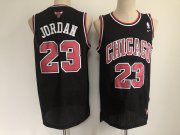 Wholesale Cheap Men Chicago Bulls 23 Jordan Black Throwback 2021 Nike NBA Jersey