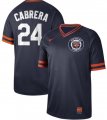 Wholesale Cheap Nike Tigers #24 Miguel Cabrera Navy Authentic Cooperstown Collection Stitched MLB Jersey