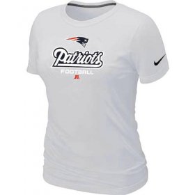 Wholesale Cheap Women\'s Nike New England Patriots Critical Victory NFL T-Shirt White