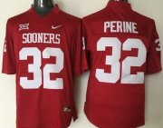 Wholesale Cheap Men's Oklahoma Sooners #32 Samaje Perine Red College Football Nike Jersey