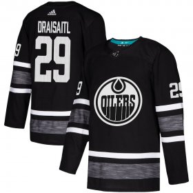Wholesale Cheap Adidas Oilers #29 Leon Draisaitl Black Authentic 2019 All-Star Stitched Youth NHL Jersey