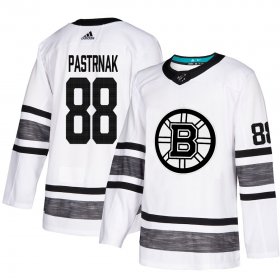 Wholesale Cheap Adidas Bruins #88 David Pastrnak White Authentic 2019 All-Star Youth Stitched NHL Jersey