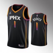 Wholesale Cheap Men's Phoenix Suns #1 Devin Booker Balck Stitched Basketball Jersey