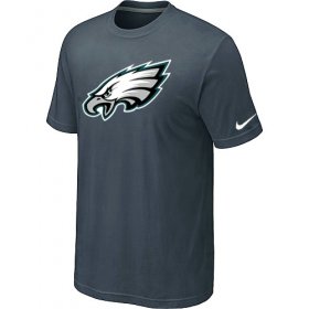 Wholesale Cheap Nike Philadelphia Eagles Sideline Legend Authentic Logo Dri-FIT NFL T-Shirt Crow Grey