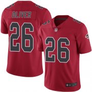 Wholesale Cheap Nike Falcons #20 Isaiah Oliver Red Men's Stitched NFL Limited Rush Jersey