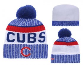 Wholesale Cheap MLB Chicago Cubs Logo Stitched Knit Beanies 009