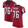 Wholesale Cheap Nike Falcons #76 Kaleb McGary Red Team Color Men's Stitched NFL Vapor Untouchable Elite Jersey